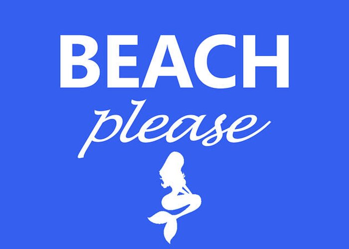 Beach Greeting Card featuring the photograph BEACH please #7 by Robert Banach