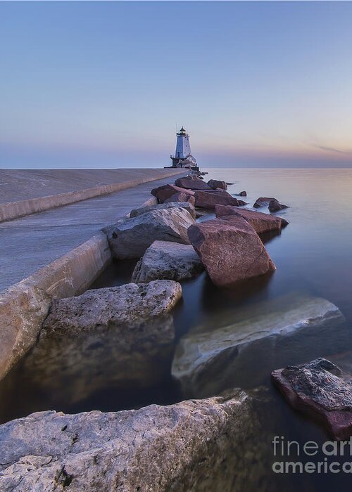Ludington Greeting Card featuring the photograph Ludington Lighthouse #6 by Twenty Two North Photography