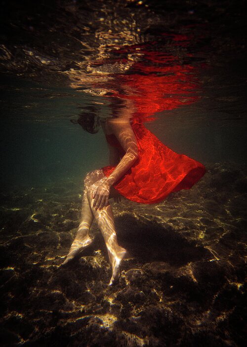 Swim Greeting Card featuring the photograph 8 by Gemma Silvestre