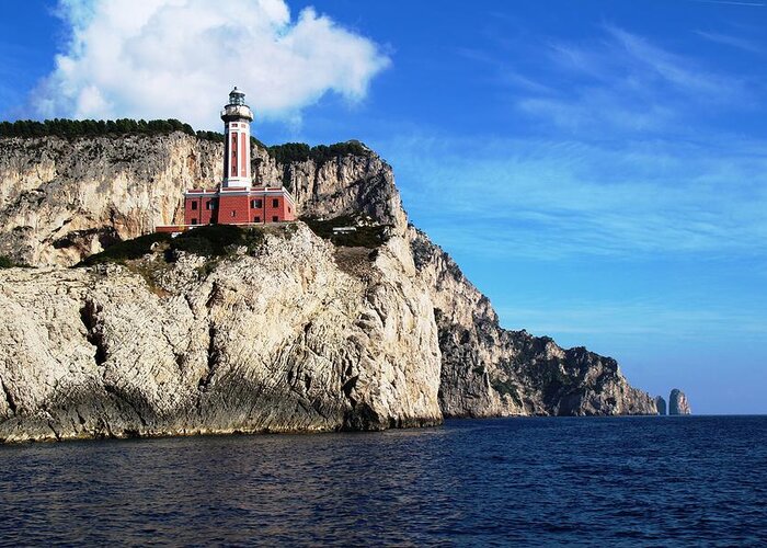 Amalfi Coast Greeting Card featuring the photograph Capri #12 by Donn Ingemie