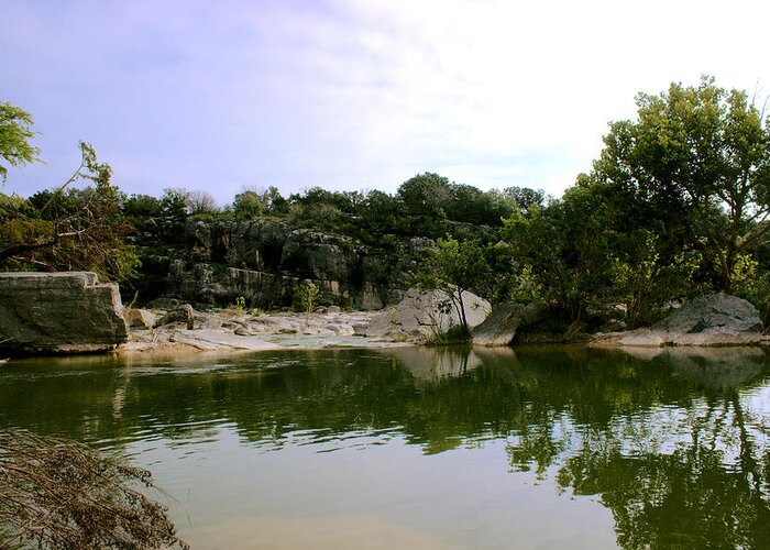 James Smullins Greeting Card featuring the photograph Pedernales falls #10 by James Smullins