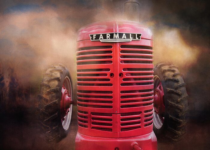 Farmall Greeting Card featuring the photograph A Country Boy's First Hotrod by Jim Love
