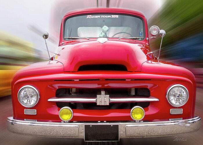 Photography Greeting Card featuring the photograph A Nice Red Truck by Frederic A Reinecke