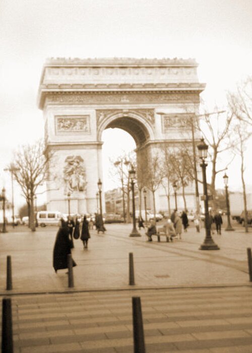 Paris Greeting Card featuring the photograph A Walk Through Paris 3 by Mike McGlothlen