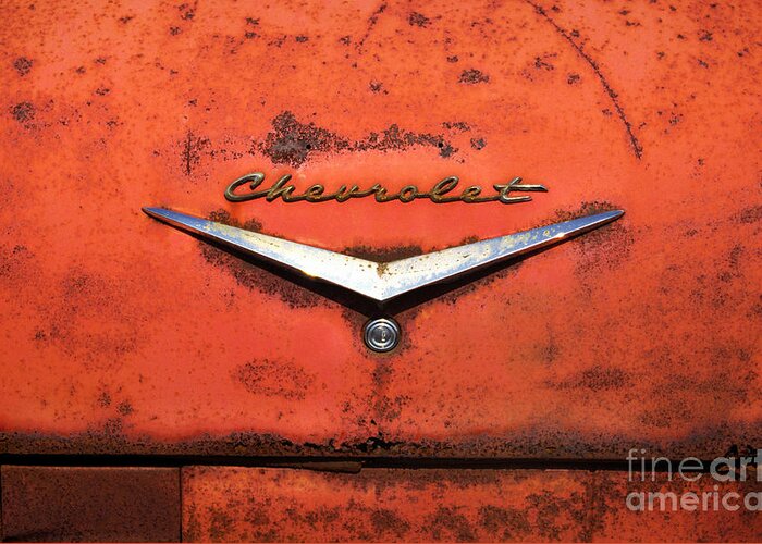 Chevrolet Greeting Card featuring the photograph Abandoned 1958 Chevy by Arni Katz