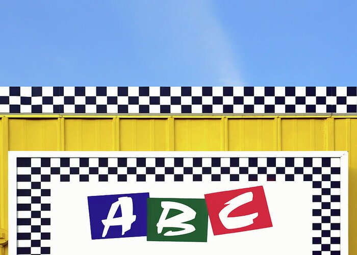 Signs Greeting Card featuring the photograph ABC by Nikolyn McDonald