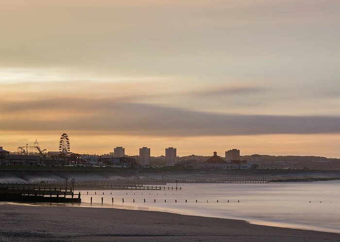 Aberdeen Greeting Card featuring the photograph Aberdeen Beach at Sunset by Veli Bariskan