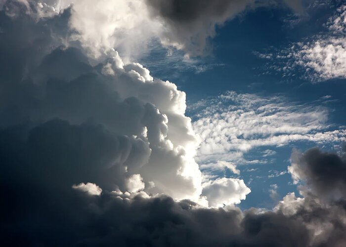 Clouds Greeting Card featuring the photograph Afternoon Clouds by KG Thienemann