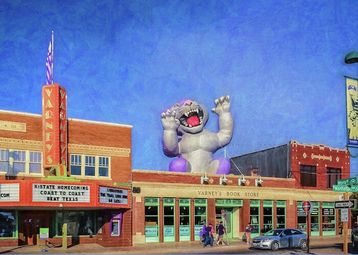 Kstate Greeting Card featuring the photograph Aggieville Morning by James Barber