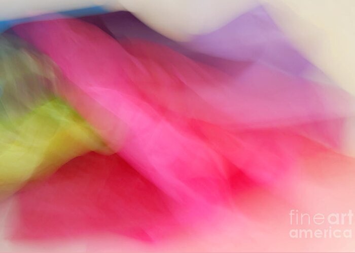 Abstract Greeting Card featuring the photograph Air Paint by Lorenzo Cassina