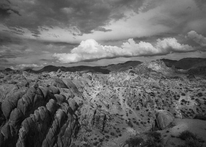 Alabama Hills Greeting Card featuring the photograph Alabama Hills Storm by Dusty Wynne