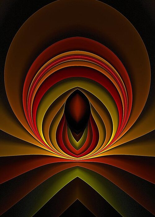 Peace Greeting Card featuring the digital art Alberich-3 by Doug Morgan