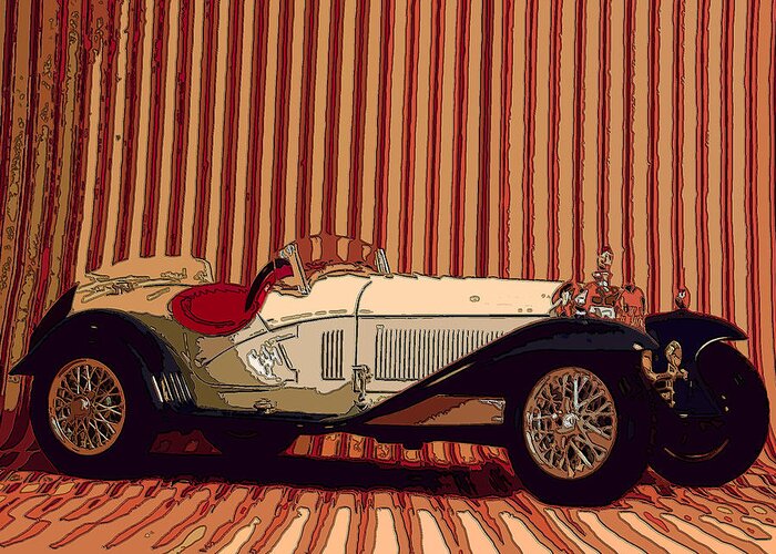 Sports Car Greeting Card featuring the photograph Alfa On Line by James Rentz