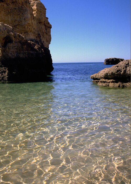 Algarve Greeting Card featuring the photograph Algarve I by Flavia Westerwelle