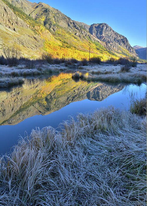Colorado Greeting Card featuring the photograph Alpine Loop Road Pond by Ray Mathis