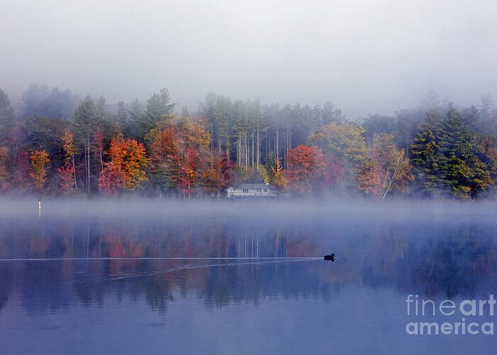 Lake Greeting Card featuring the photograph Amherst Lake VT by Butch Lombardi
