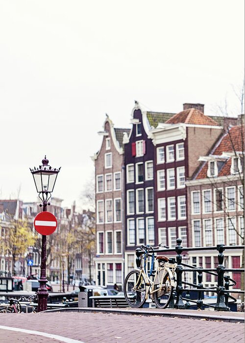 Amsterdam Greeting Card featuring the photograph Amsterdam Streets by Melanie Alexandra Price