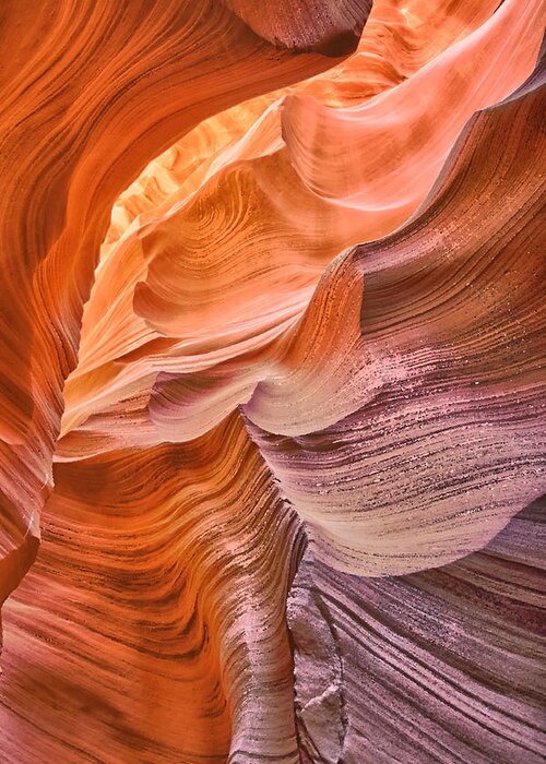 Antelope Greeting Card featuring the photograph Antelope Canyon II by Andreas Freund