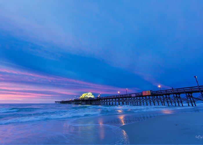 Apache Greeting Card featuring the photograph Apache Pier at Sunrise by Everet Regal