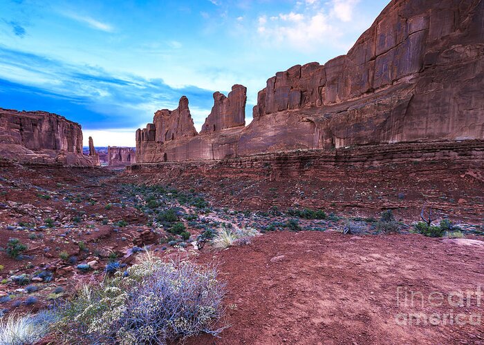 Arches Greeting Card featuring the photograph Arches Park Avenue by Ben Graham