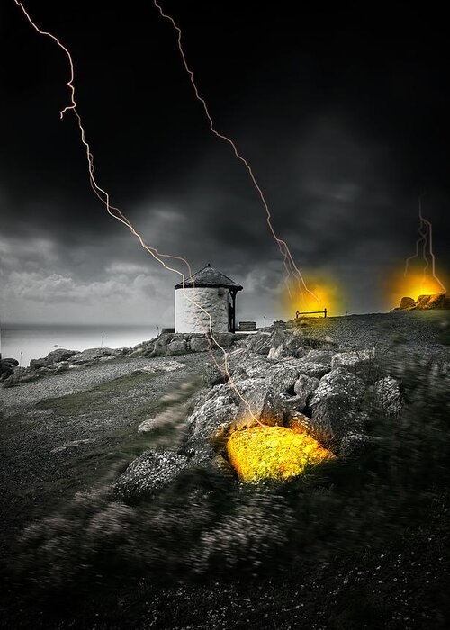 Apocalypse Greeting Card featuring the photograph Armageddon by Jaroslaw Grudzinski