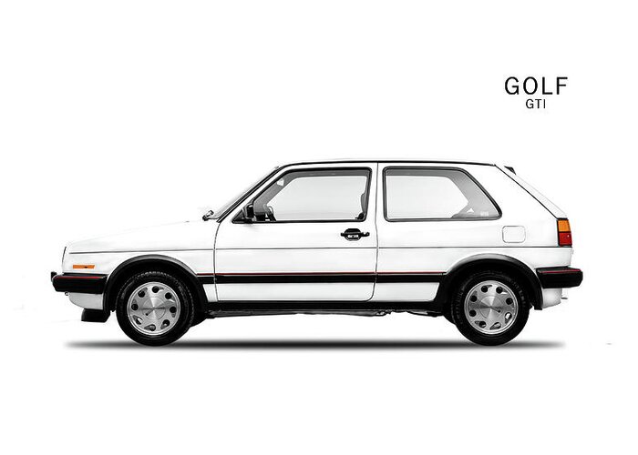 Vw Golf Greeting Card featuring the photograph VW Golf GTI by Mark Rogan