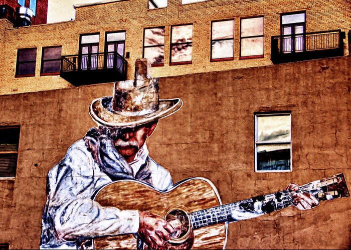 Bill Kesler Photography Greeting Card featuring the photograph Urban Cowboy by Bill Kesler