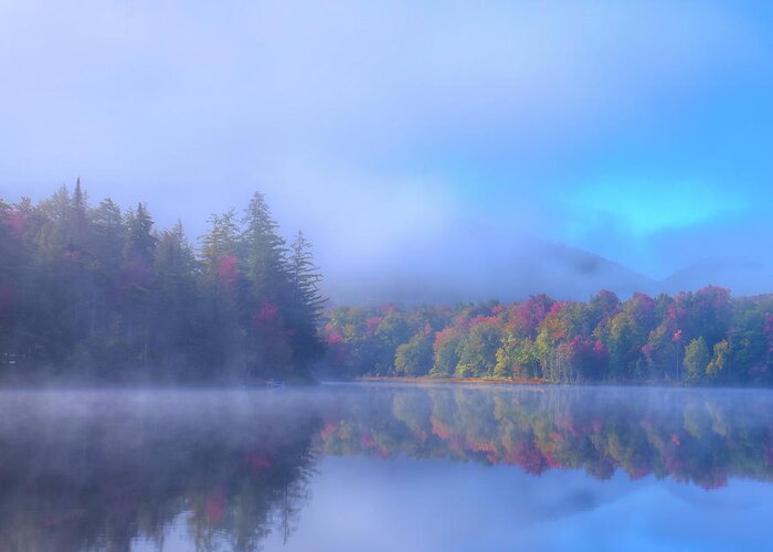 As The Fog Lifts Greeting Card featuring the photograph As the Fog Lifts by David Patterson