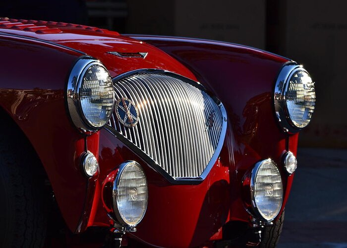  Greeting Card featuring the photograph Austin Healey by Dean Ferreira