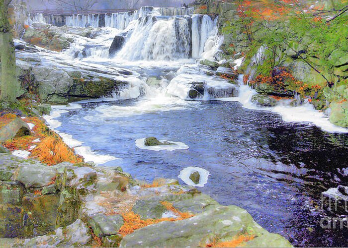 Autumn Greeting Card featuring the photograph Autumn Falls by Raymond Earley