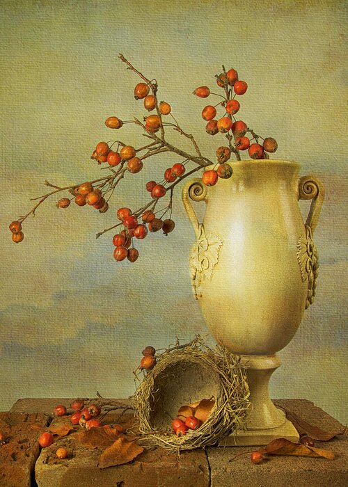 Dutch Masters Greeting Card featuring the photograph Autumn Still Life by Theresa Tahara
