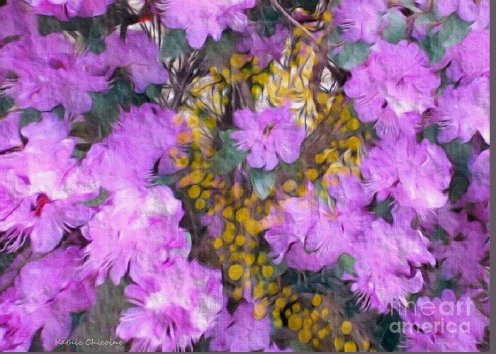 Photography Greeting Card featuring the photograph Azaleas by Kathie Chicoine