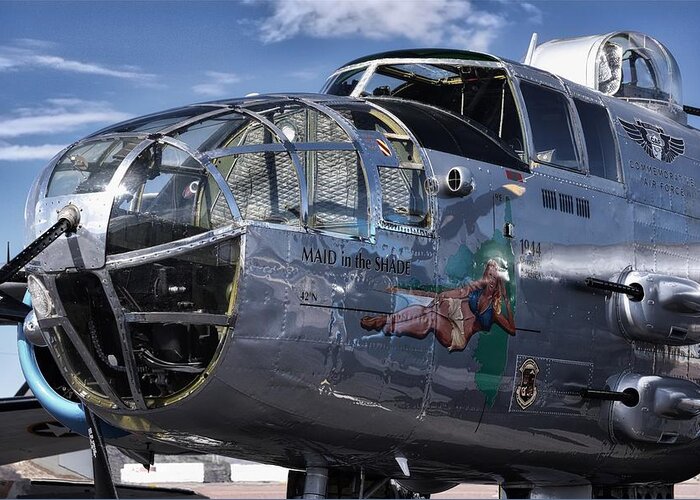 Photograph Greeting Card featuring the photograph B-25 Mitchell by Richard Gehlbach