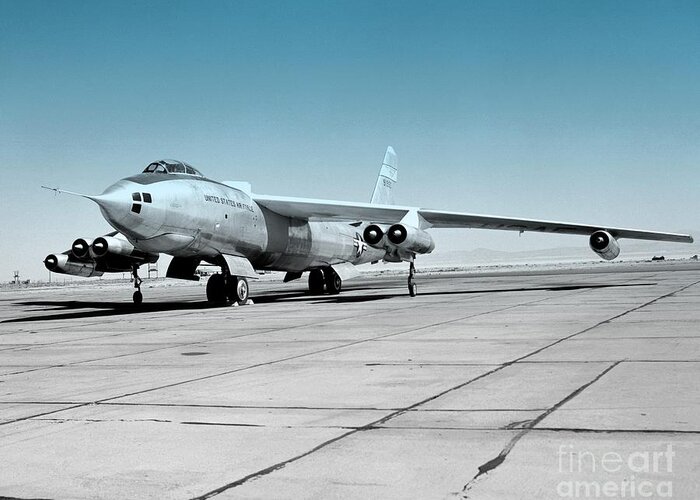 Photography Greeting Card featuring the photograph B47A Stratojet - 1 by Greg Moores