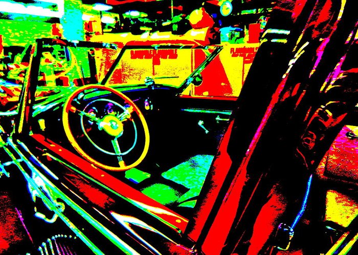 Bahre Car Show Greeting Card featuring the photograph Bahre Car Show II 29 by George Ramos