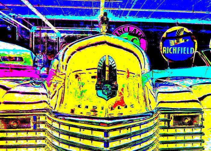 Bahre Car Show Greeting Card featuring the photograph Bahre Car Show II 42 by George Ramos