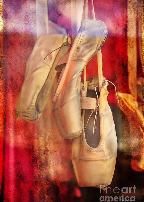 Dance Greeting Card featuring the photograph Ballerina Shoes by Craig J Satterlee