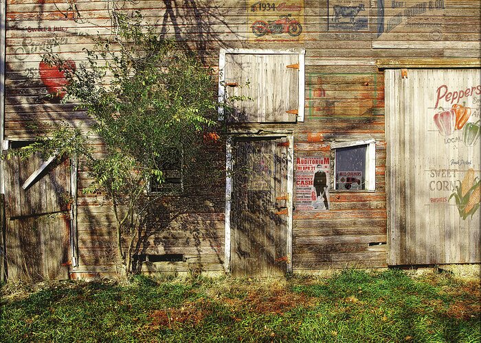 Barns Greeting Card featuring the photograph Barn Doors by John Anderson
