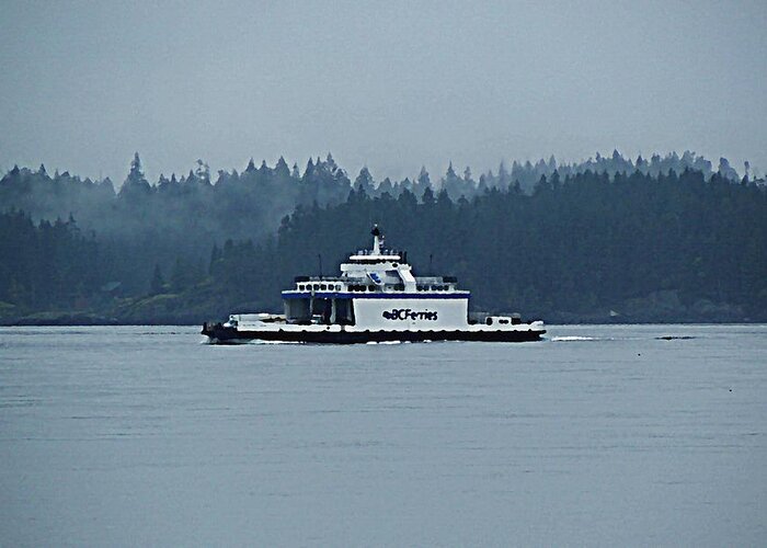 Ferry Greeting Card featuring the photograph BC Ferries Island Hopper by Barbara St Jean