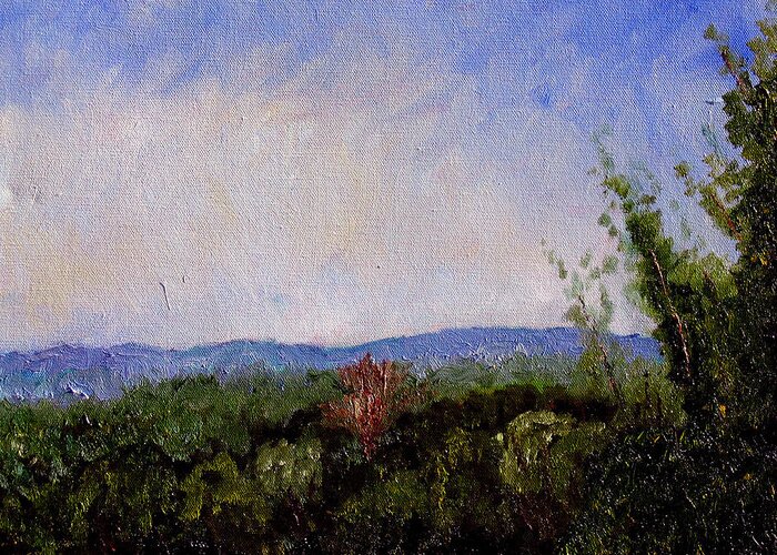 Plein Air Greeting Card featuring the painting Bcsp 1 by Stan Hamilton