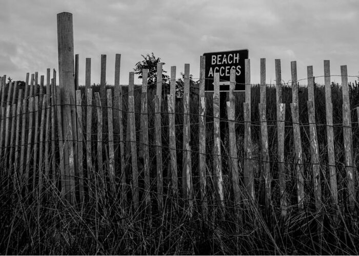 Beach Greeting Card featuring the photograph Beach Access by Brian MacLean