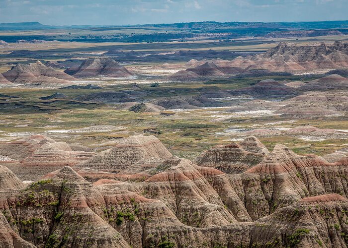 Beautiful Greeting Card featuring the photograph Beautiful Badlands by Susie Weaver
