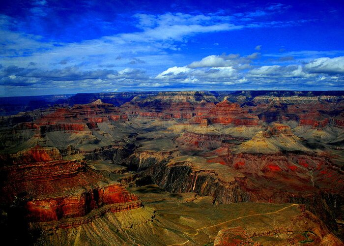 Grand Canyon Greeting Card featuring the photograph Beautiful Canyon by Christopher J Kirby