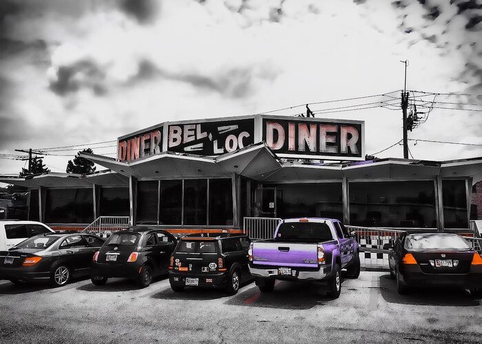Diner Greeting Card featuring the photograph Bel-Loc Diner by Chris Montcalmo