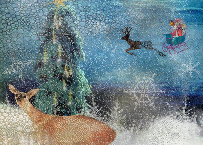 Santa Greeting Card featuring the photograph Believe by Diana Boyd