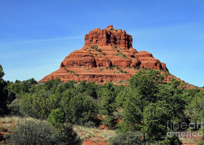 Bell Rock Greeting Card featuring the photograph Bell Rock In Sedona by Teresa Zieba