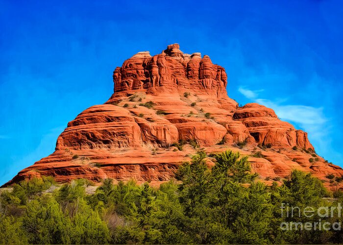 Jon Burch Greeting Card featuring the photograph Bell Rock Tower by Jon Burch Photography
