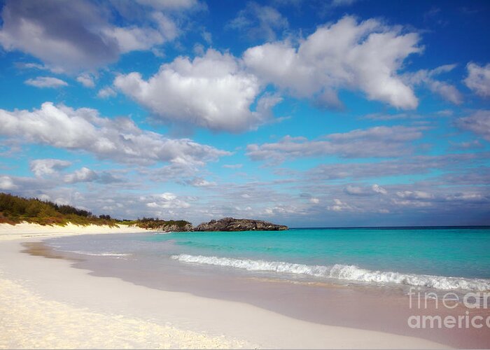 Bermuda Greeting Card featuring the photograph Bermuda Beach by Charline Xia