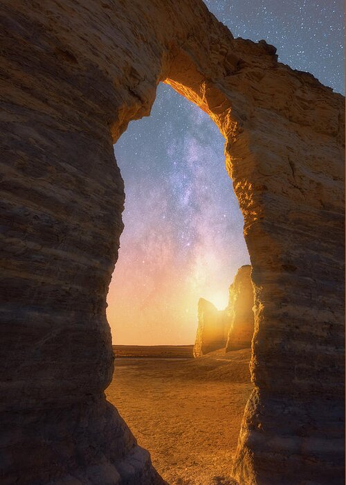 Arches Greeting Card featuring the photograph Beyond by Darren White