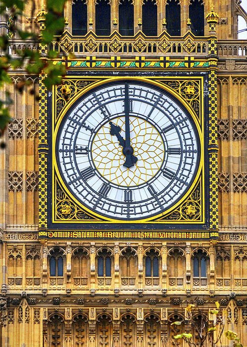 11am Greeting Card featuring the photograph Big Ben at 11 by Chris Smith